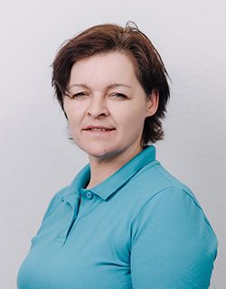 Mitarbeiterin der Physiotherapie